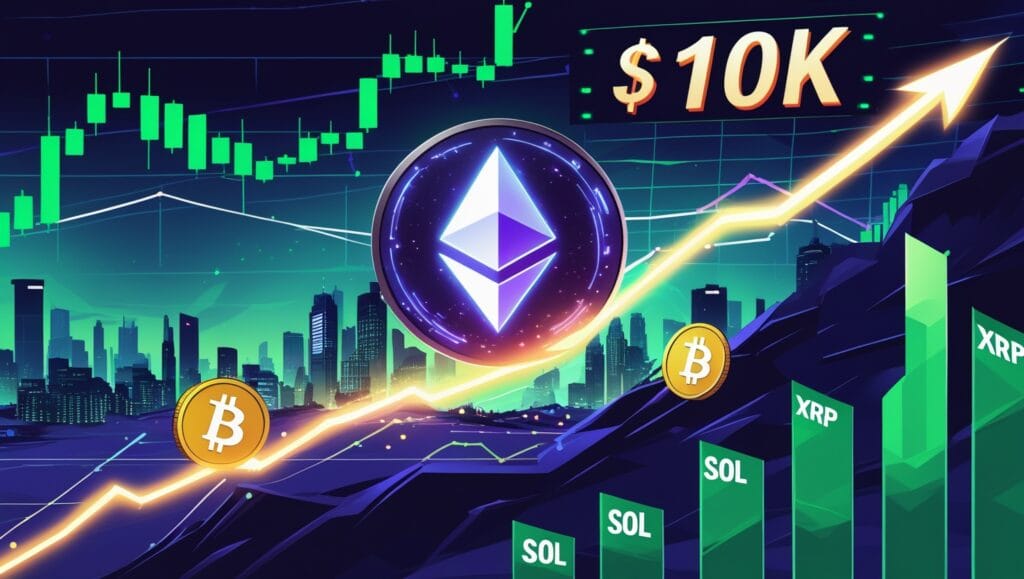 Ethereum to $10K Cant Be Ruled Out as ETH Price Makes Sharp Gains vs SOL XRP